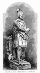 Statue du roi Robert le Bruce à Stirling